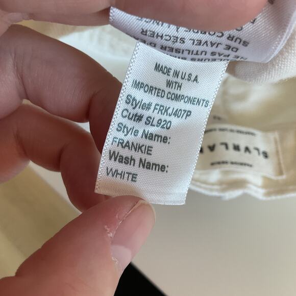 Slvrlake Frankie Womens Premium Denim High Waisted Flare Pure cotton Jeans 31 - Picture 10 of 15